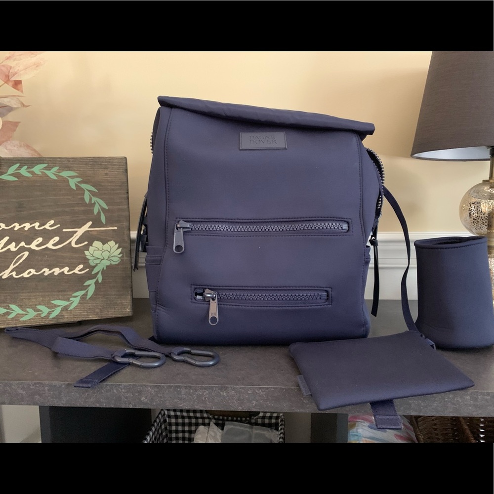 Dagne Dover Indi Diaper Backpack - Large, Storm (Navy)